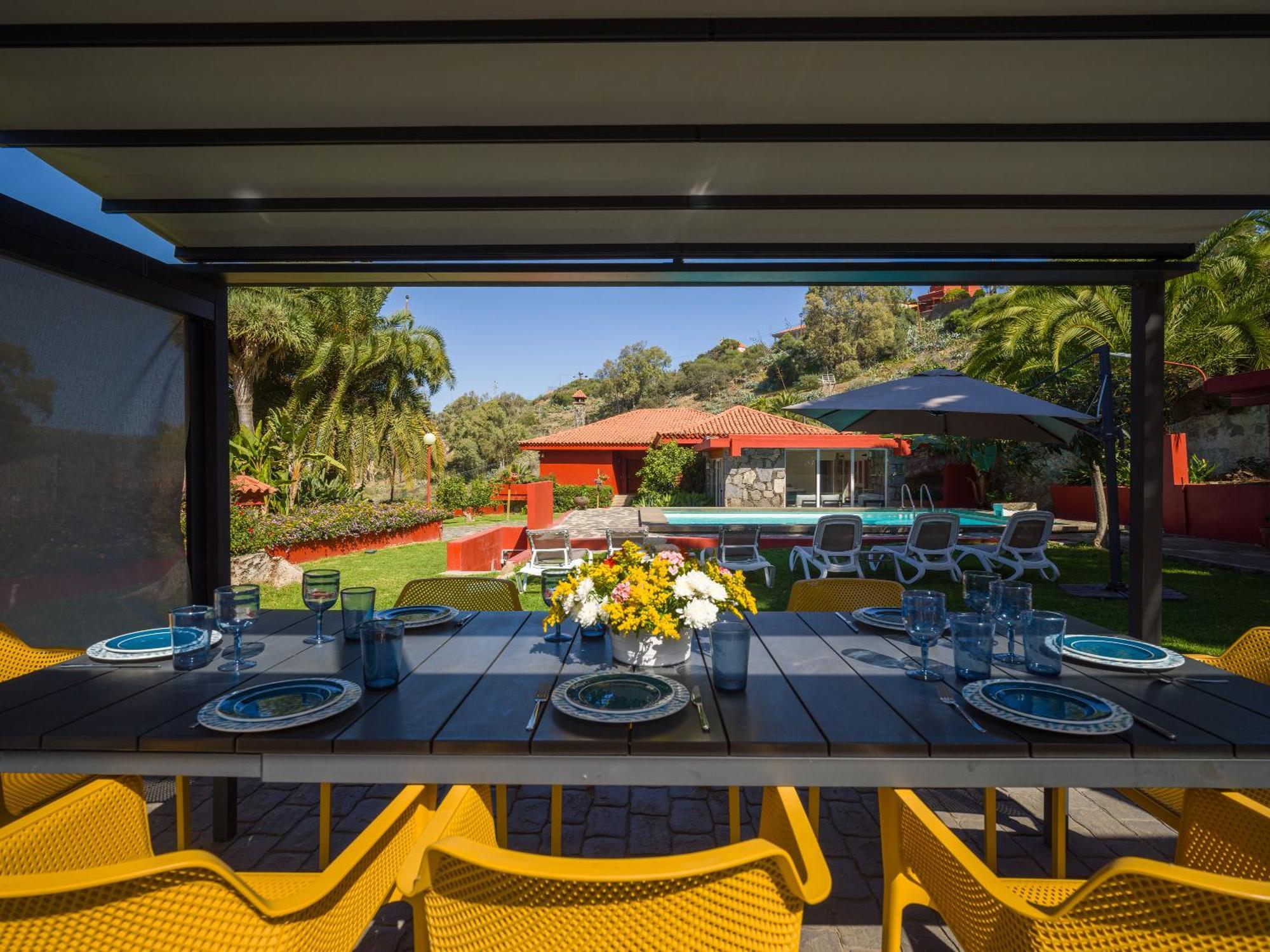 El Jardin De Santa Brigida With Private Pool, Sauna & Jacuzzi Exterior foto